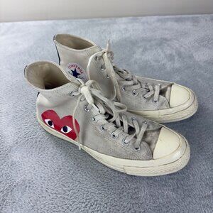 Converse Chuck Taylor All Star 70 Hi Comme des Garçons Men’s White Shoes Size 8